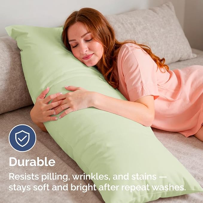 Body Pillowcases Set of 2-20x54 Long Body Pillow Case - Image 5