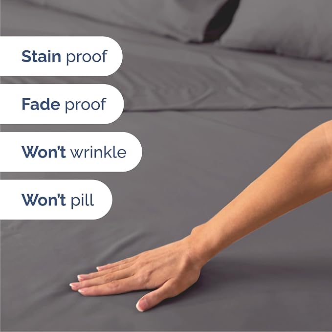 Cal King Size 4 Piece Sheet Set - Image 5