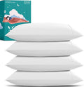 XOOX Linen 100% Egyptian Cotton King Pillow Cases Set of 4 by XOOXLinen