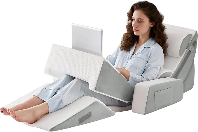 Yojoker 9PCS Orthopedic Bed Wedge Pillow Set by Yojoker