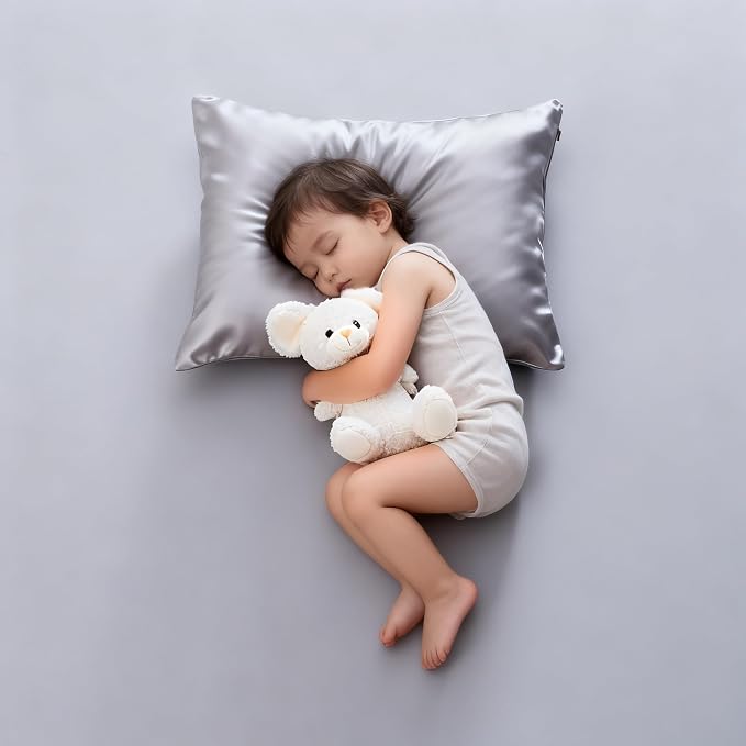 2 Pack Cooling Toddler Pillow Cases, Viscose Derived from Bamboo Small Pillow by ShunjieHome