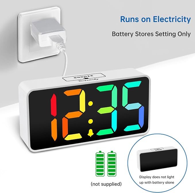 DreamSky Small Digital Alarm Clock - Image 2