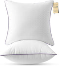 JOLLYVOGUE Euro Size Pillows Set of 2, Luxury Fluffy Hotel Quality by JOLLYVOGUE