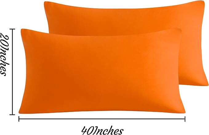 NTBAY King Pillow Cases Set of 2, 2 Pack Brushed Microfiber 20x40 Pillow Cases - Image 3