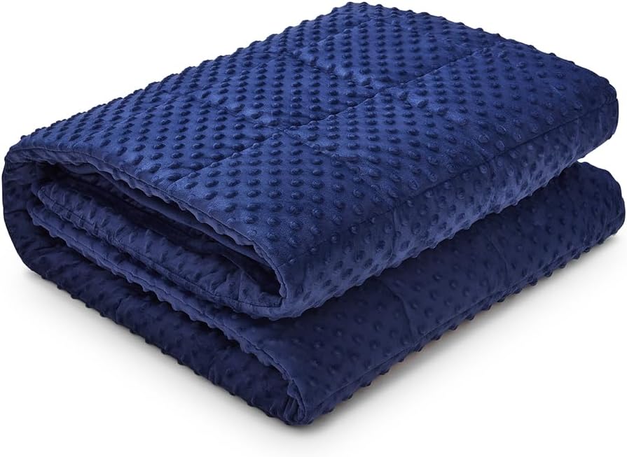 TONGDADA Minky Weighted Blanket | 40''x60'', 10lbs | Cozy and Soft Minky - Image 3