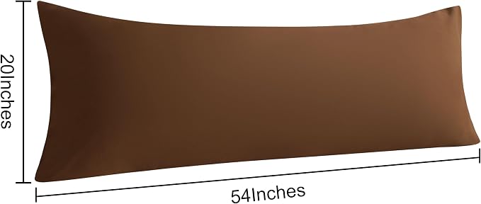 NTBAY 2 Pack Body Pillowcase, 20x54 inches, Microfiber, Wrinkle-Free, - Image 3