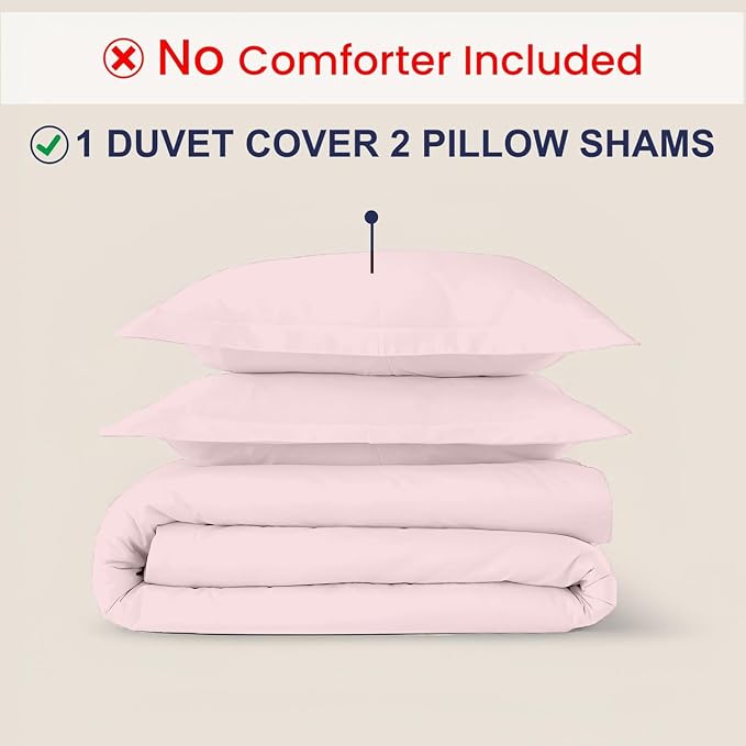 Kotton Culture 3 Pc Duvet Cover Queen Size/Full Size Set-100% Egyptian Cotton - Image 2
