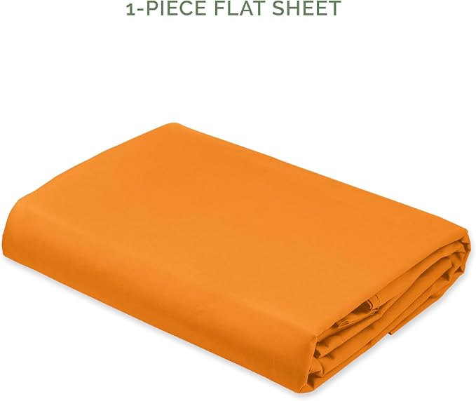 Elegant Comfort Premium Hotel Quality 1-Piece Flat Sheet, Luxury & Softest 1500 - Image 2