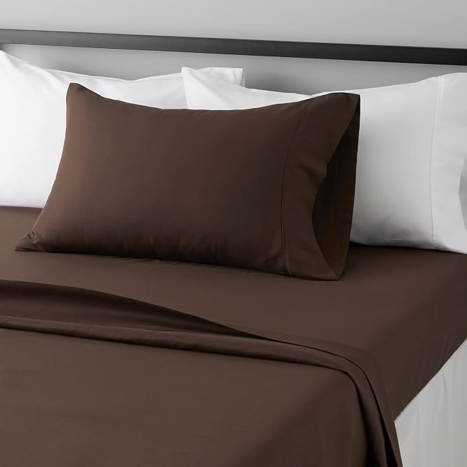 Amazon Basics Lightweight Super Soft Easy Care Microfiber 3-Piece Twin XL Sheet - Image 7