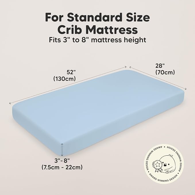 KeaBabies 2-Pack Organic Crib Sheets - Image 2