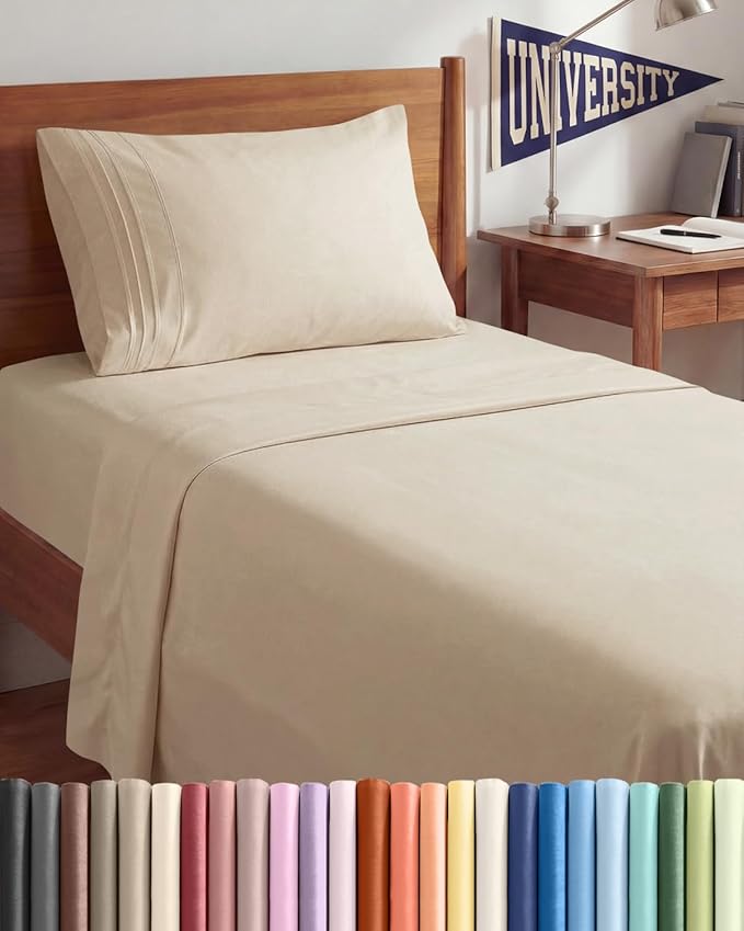 Twin XL Size 3 Piece Sheet Set by CGKUnlimited