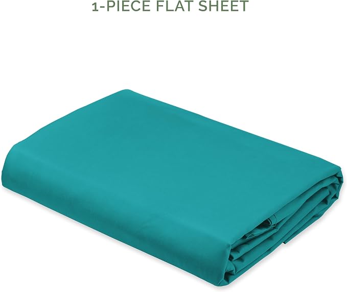Elegant Comfort Premium Hotel Quality 1-Piece Flat Sheet, Luxury & Softest 1500 - Image 2