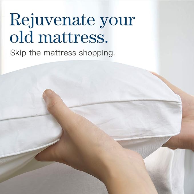 COONP Queen Mattress Topper, Extra Thick Pillowtop, Cooling and Plush Mattress - Image 5