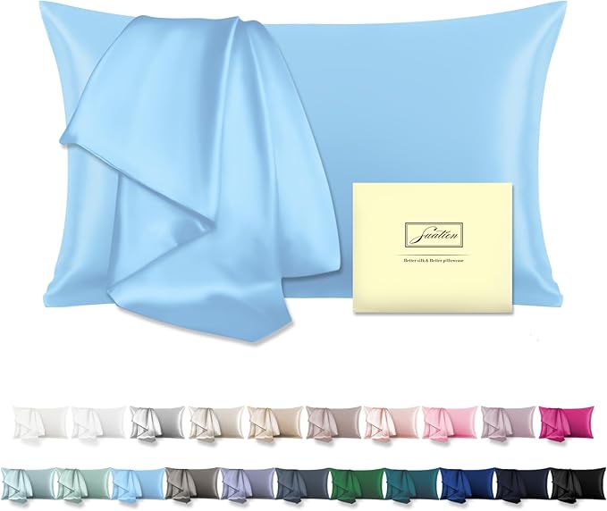 Natural Mulberry Silk Pillowcase by Suatien