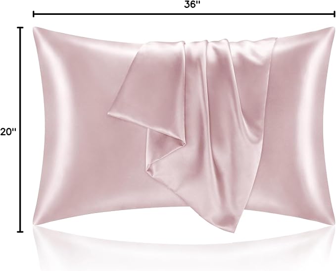 BEDELITE Satin Pillowcase for Hair and Skin, Super Soft and Cooling Similar to - Image 9
