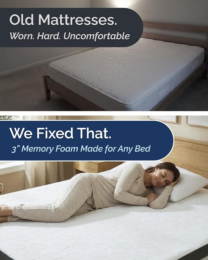 Memory Foam Mattress Topper - Image 2
