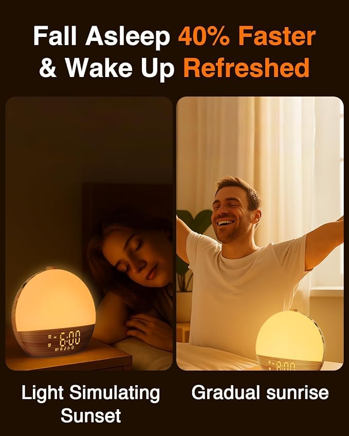 Sunrise Alarm Clock with Sound Machine - Image 7