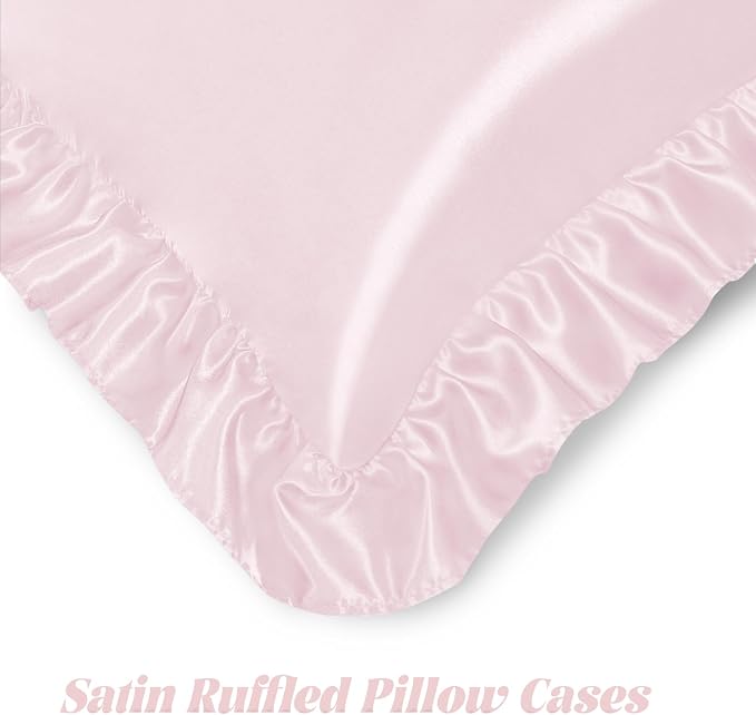 Homiest Ruffle Satin Pillowcase - Image 4