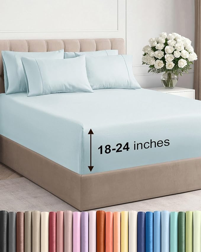 Extra Deep Cal King Sheet Set by CGKUnlimited
