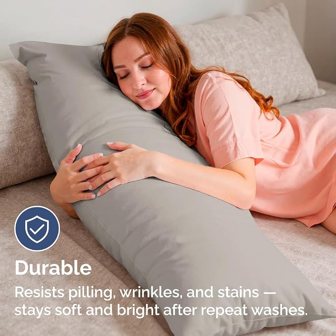 Body Pillowcases Set of 4-20x54 Long Body Pillow Case - Image 4