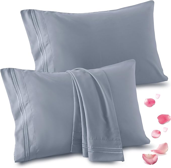 Vonty 2 Pack Queen Pillow Cases by CreateCozyLife