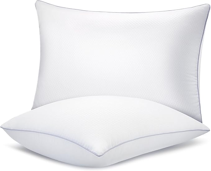 Piwaal Bed Pillows for Sleeping 2 Pack, Standard Size Pillows Set of 2 by Home