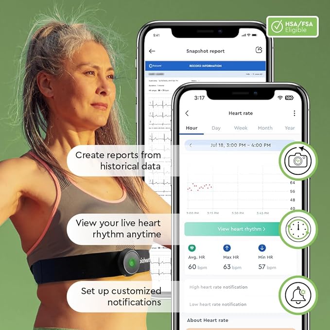 Bioheart | 24/7 Continuous Heart Monitor | No Prescription Needed | Smart - Image 2