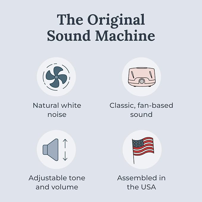 Yogasleep Dohm Classic The Original White Noise Machine, Soothing Natural Sound - Image 2