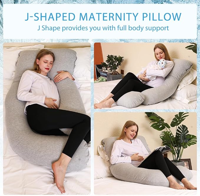 Chilling Home Pregnancy Pillow, Full Body Maternity Pillow - Image 4
