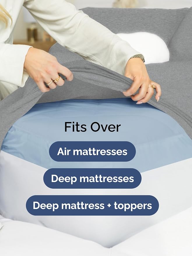 Extra Deep Twin Fitted Sheet - Image 6