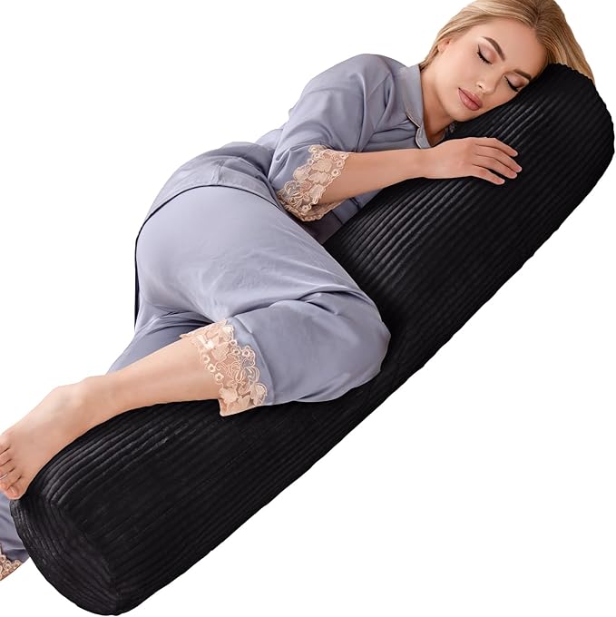 1 MIDDLE ONE Body Pillow for Adults, Long Bolster Pillow for Bed, Decorative by 1MIDDLEONE