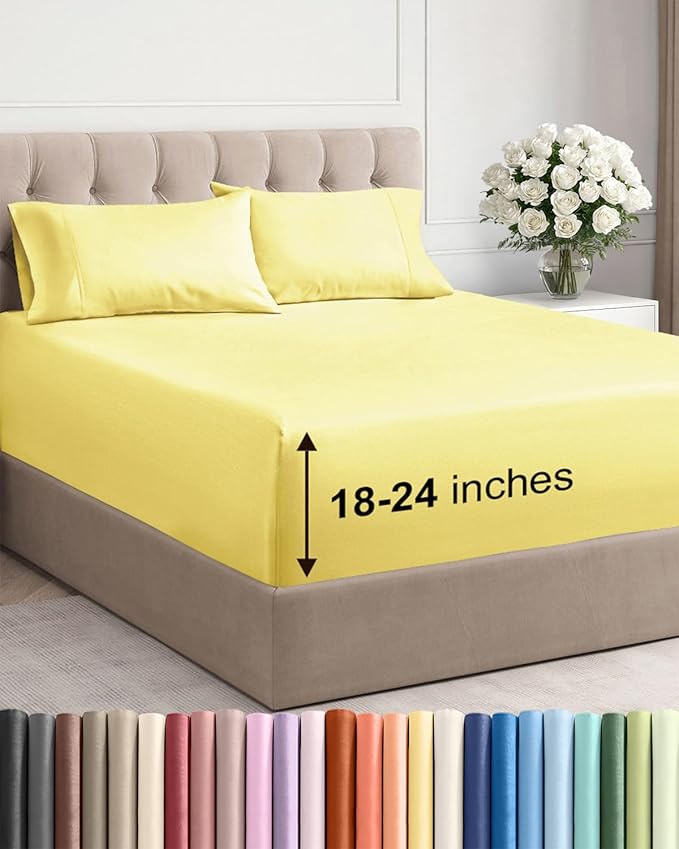 Extra Deep King Sheet Set by CGKUnlimited