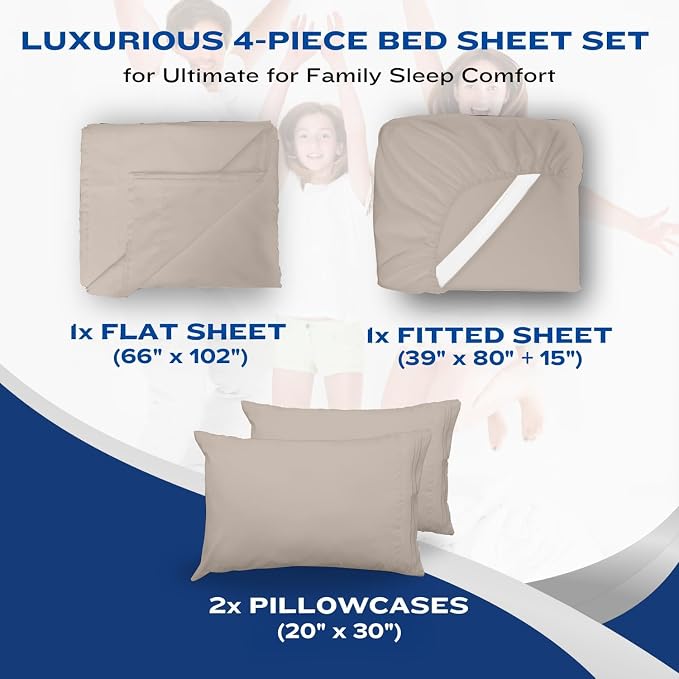 DREAMCARE Twin XL Sheet Sets - Image 8