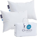 Lincove Cloud Natural Canadian Down Pillow, 100% Cotton Shell, 500 Thread Count by Lincove