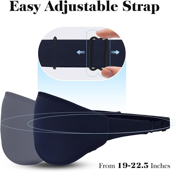 Fygrip 3D Eye Mask Sleep Mask for Men & Women, 100% Pressure-Free & Light - Image 5
