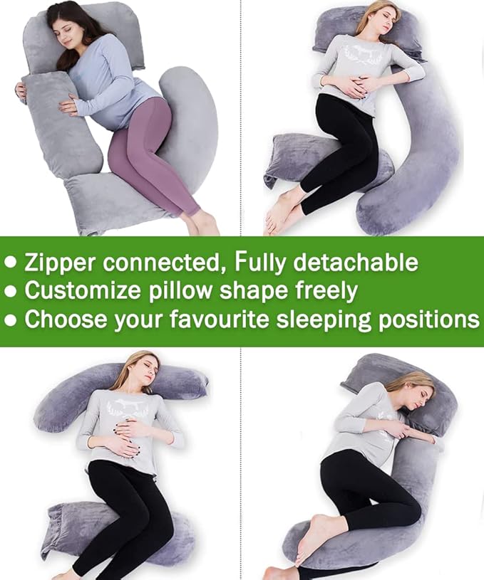 AS AWESLING 60in Full Body Pillow | Nursing, Maternity and Pregnancy Pillow | - Image 2