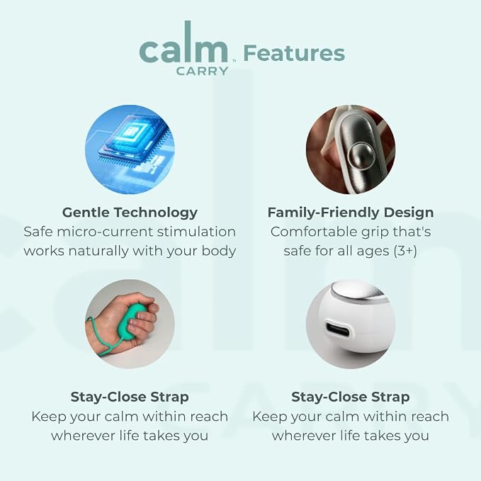 Glowco CalmCarry Sleep Aid Device – Handheld Microcurrent Relaxation Tool - Image 5