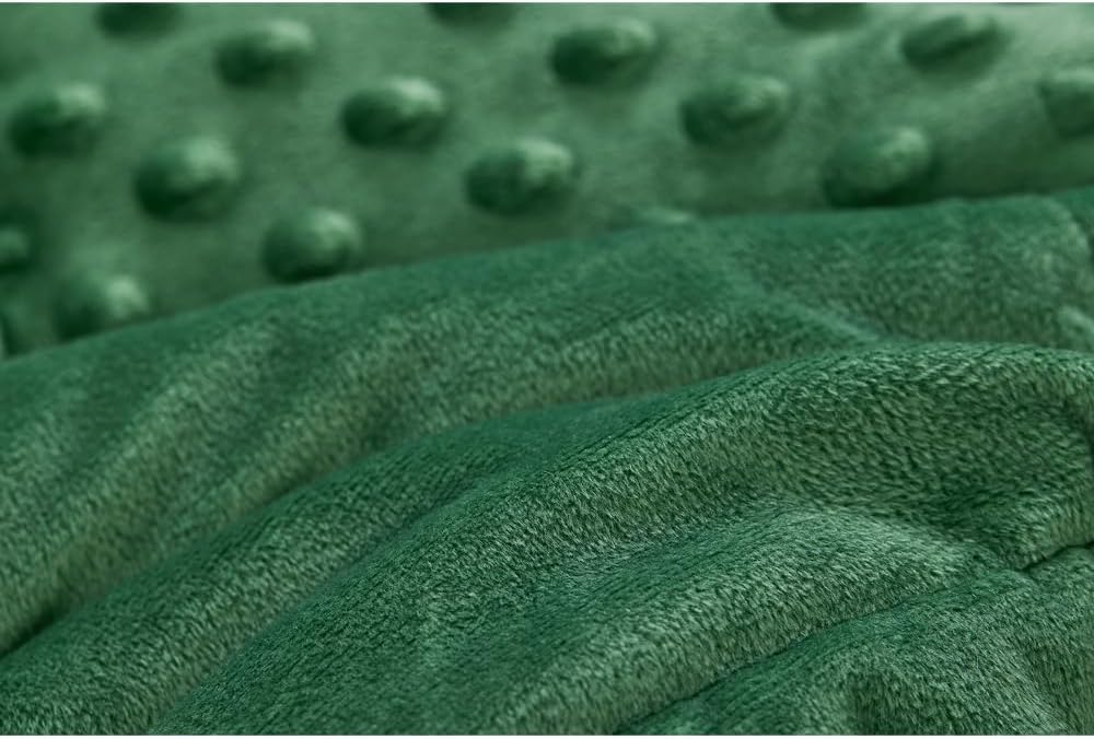 TONGDADA Minky Weighted Blanket | 40''x60'', 7lbs | Cozy and Soft Minky - Image 9