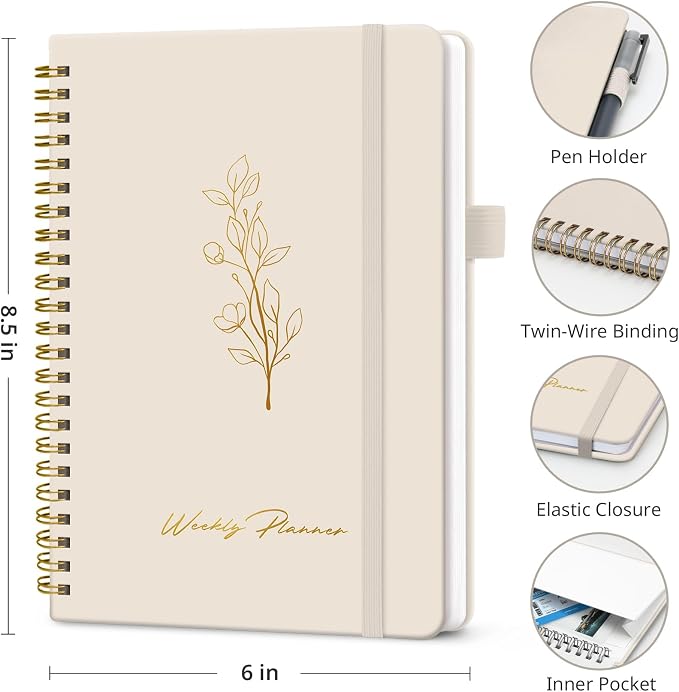 Undated Weekly Planner, Weekly To Do List Notebook - Image 6