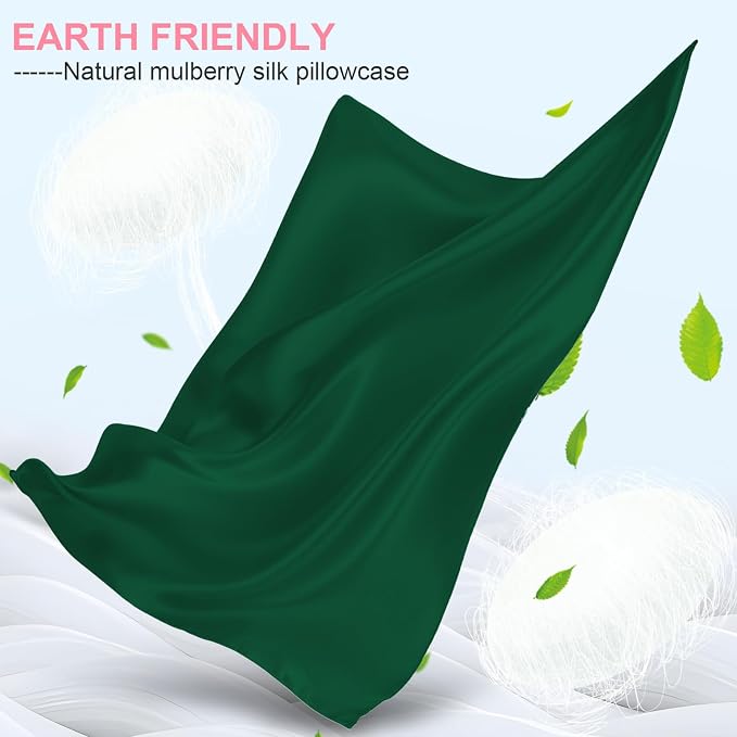 Silk Pillow Cases 2 Pack Standard Size - Image 2