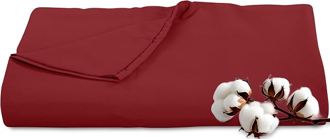 Royale Linens 300 Thread Count 100% Long Staple Combed Cotton Flat Sheet by ROYALELINENS