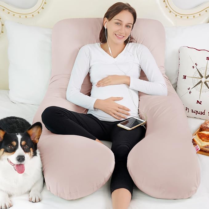 Meiz Cooling Pregnancy Pillows for Sleeping, Maternity Body Pillow for Pregnant - Image 8