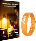 Vibrating Alarm Clock Watch for Heavy Sleepers, Silent Wake Up Bracelet & Smart by Unknown