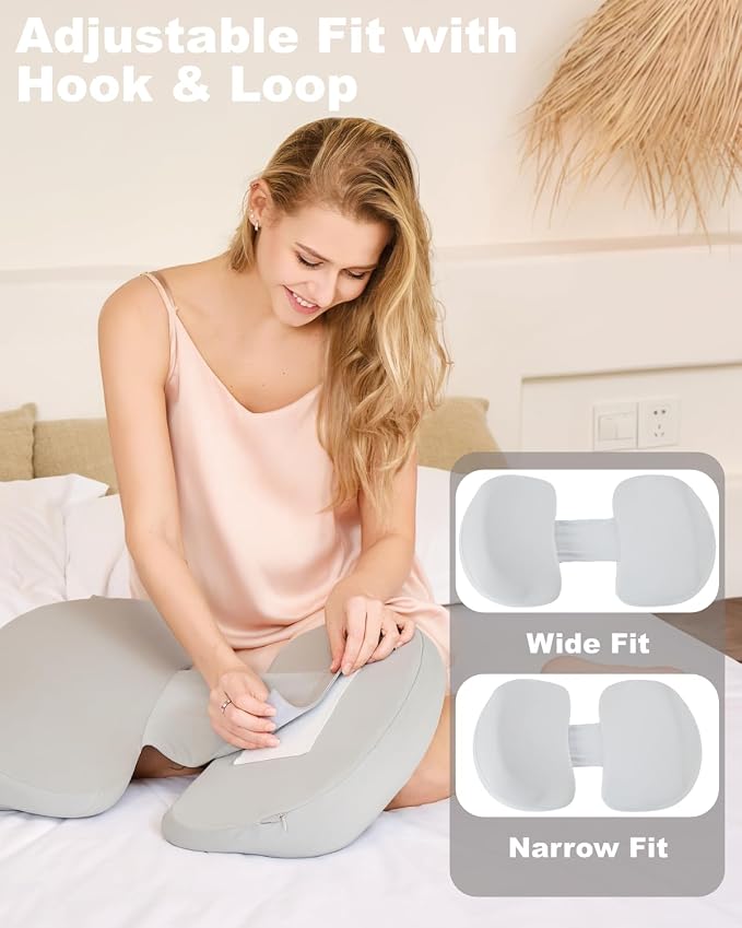 Pregnancy Pillows for Sleeping, Memory Foam Maternity Pillow - Image 5