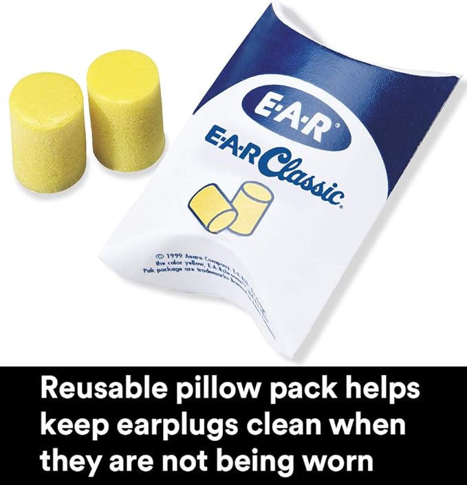 3M Ear Plugs, 200 Pairs/Box, E-A-R Classic 310-1001, Disposable, NRR 29 - Image 6