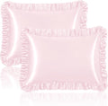Homiest Ruffle Satin Pillowcase by Homiest