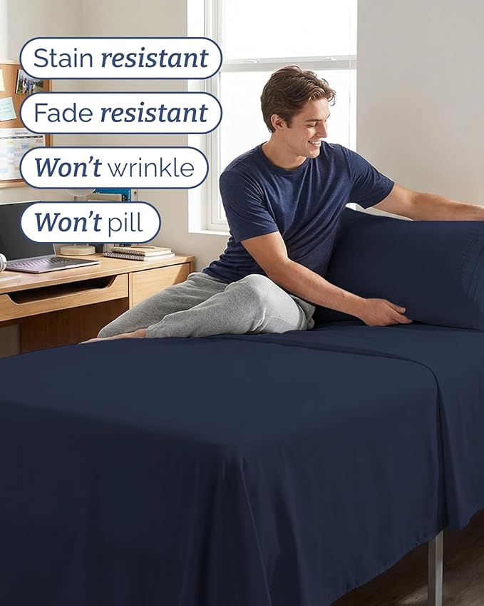 Twin XL Size 3 Piece Sheet Set - Image 5