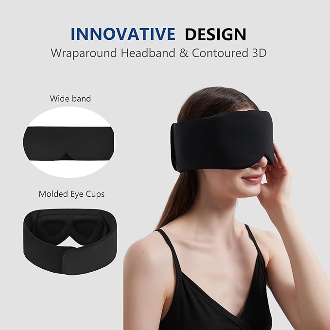 Sleep Mask ALASKA BEAR Wraparound Cool - Image 3