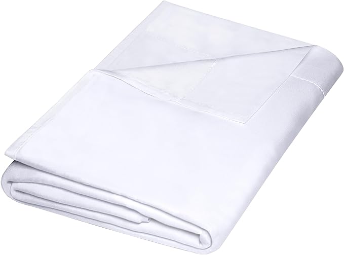 ZPECC Full Flat Sheet Only 1 Pack, Durable White Top Bed Sheets Hypoallergenic by ZPECC-ABrandThatHasBeenFocusedOnBabyProductsFor18Years