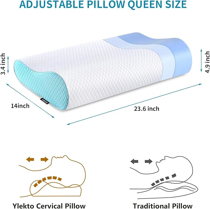 Memory Foam Pillows Neck Pillow Bed Pillow - Image 3